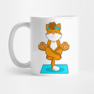 Cat Yoga Meditation Gymnastics Mug